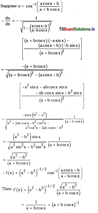 TS Inter 1st Year Maths 1B Solutions Chapter 9 Differentiation Ex 9(c) 44