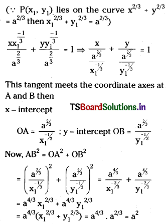 TS Inter 1st Year Maths 1B Tangent and Normal Important Questions LAQ Q2.1