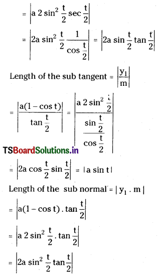 TS Inter 1st Year Maths 1B Tangent and Normal Important Questions LAQ Q4.2