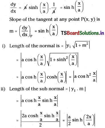 TS Inter 1st Year Maths 1B Tangent and Normal Important Questions Q11