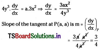 TS Inter 1st Year Maths 1B Tangent and Normal Important Questions Q3