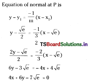 TS Inter 1st Year Maths 1B Tangent and Normal Important Questions Some More Q14.2