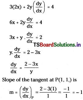 TS Inter 1st Year Maths 1B Tangent and Normal Important Questions Some More Q15