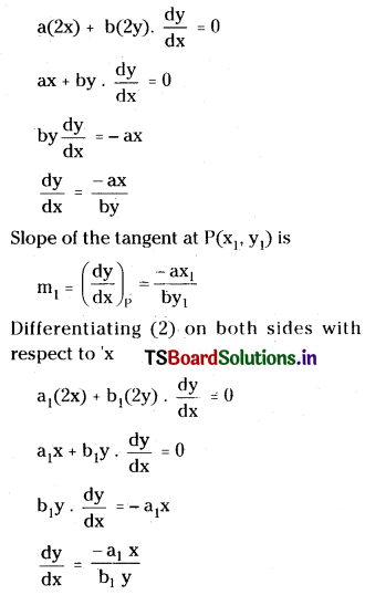 TS Inter 1st Year Maths 1B Tangent and Normal Important Questions Some More Q21