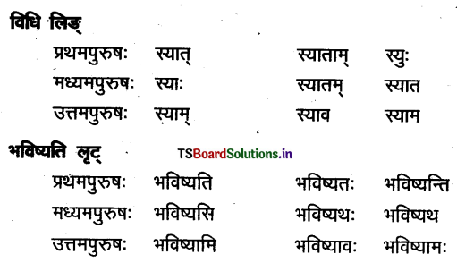 TS Inter 1st Year Sanskrit Grammar धातुरूपाणि 11