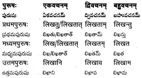 TS Inter 1st Year Sanskrit Grammar धातुरूपाणि 18