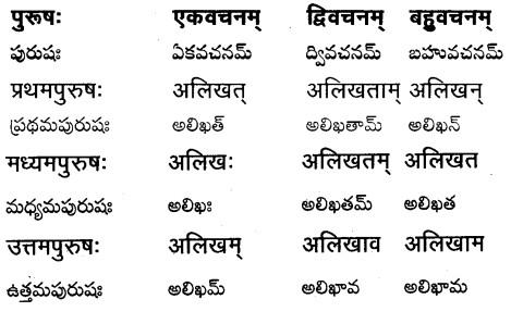 TS Inter 1st Year Sanskrit Grammar धातुरूपाणि 19