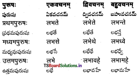 TS Inter 1st Year Sanskrit Grammar धातुरूपाणि 57