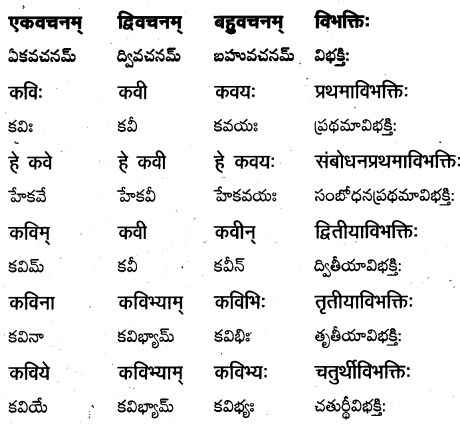 TS Inter 1st Year Sanskrit Grammar शब्दरूपाणि 3