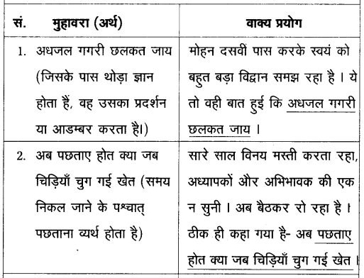 TS Inter 2nd Year Hindi Grammar महावरे और लोकोक्तियाँ 7