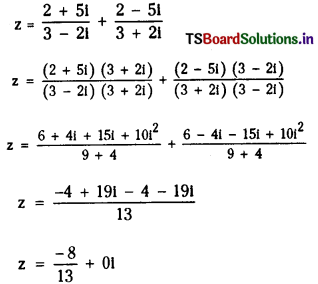 TS Inter 2nd Year Maths 2A Solutions Chapter 1 Complex Numbers Exercise 1(b) 2
