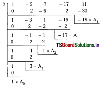 TS Inter 2nd Year Maths 2A Solutions Chapter 4 Theory of Equations Ex 4(d) 1