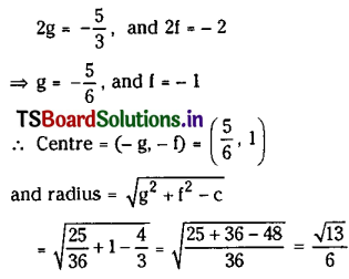 TS Inter 2nd Year Maths 2B Solutions Chapter 1 Circle Ex 1(a) I Q11(ii)