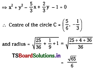 TS Inter 2nd Year Maths 2B Solutions Chapter 1 Circle Ex 1(a) I Q7
