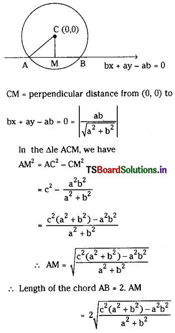 TS Inter 2nd Year Maths 2B Solutions Chapter 1 Circle Ex 1(c) III Q1