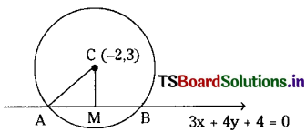 TS Inter 2nd Year Maths 2B Solutions Chapter 1 Circle Ex 1(c) III Q3