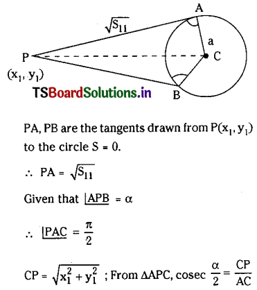 TS Inter 2nd Year Maths 2B Solutions Chapter 1 Circle Ex 1(d) II Q4
