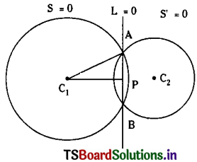 TS Inter 2nd Year Maths 2B Solutions Chapter 2 System of Circles Ex 2(b) III Q1
