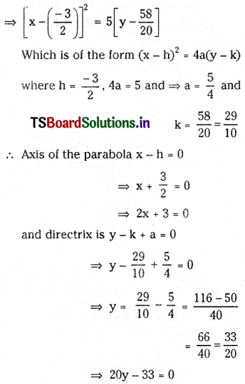 TS Inter 2nd Year Maths 2B Solutions Chapter 3 Parabola Ex 3(a) I Q4.1