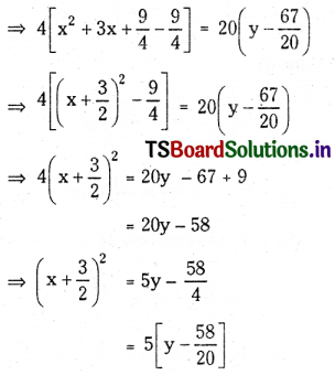TS Inter 2nd Year Maths 2B Solutions Chapter 3 Parabola Ex 3(a) I Q4