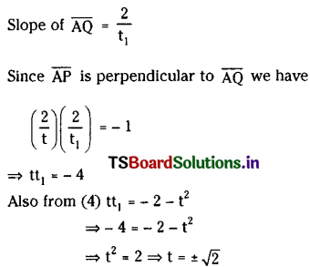 TS Inter 2nd Year Maths 2B Solutions Chapter 3 Parabola Ex 3(b) III Q5.2