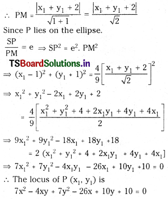 TS Inter 2nd Year Maths 2B Solutions Chapter 4 Ellipse Ex 4(a) I Q1