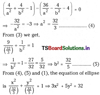 TS Inter 2nd Year Maths 2B Solutions Chapter 4 Ellipse Ex 4(a) I Q6