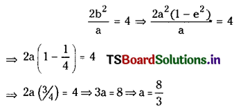TS Inter 2nd Year Maths 2B Solutions Chapter 4 Ellipse Ex 4(a) II Q2(iv)