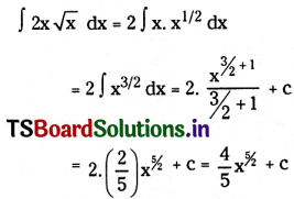 TS Inter 2nd Year Maths 2B Solutions Chapter 6 Integration Ex 6(a) I Q2