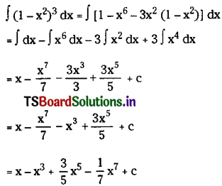 TS Inter 2nd Year Maths 2B Solutions Chapter 6 Integration Ex 6(a) II Q1