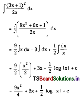 TS Inter 2nd Year Maths 2B Solutions Chapter 6 Integration Ex 6(a) II Q4