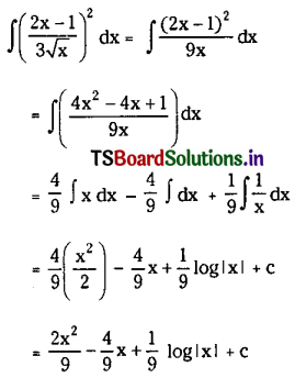 TS Inter 2nd Year Maths 2B Solutions Chapter 6 Integration Ex 6(a) II Q5