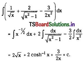 TS Inter 2nd Year Maths 2B Solutions Chapter 6 Integration Ex 6(a) II Q6