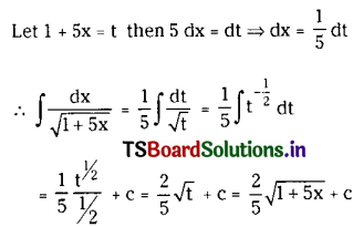 TS Inter 2nd Year Maths 2B Solutions Chapter 6 Integration Ex 6(b) II Q5