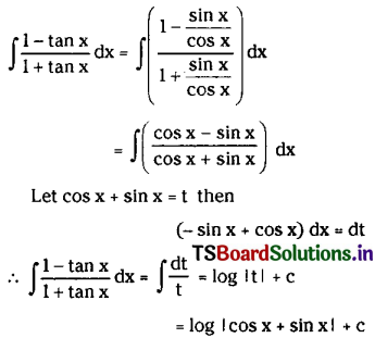 TS Inter 2nd Year Maths 2B Solutions Chapter 6 Integration Ex 6(b) III Q2