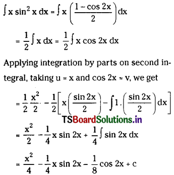 TS Inter 2nd Year Maths 2B Solutions Chapter 6 Integration Ex 6(c) II Q6