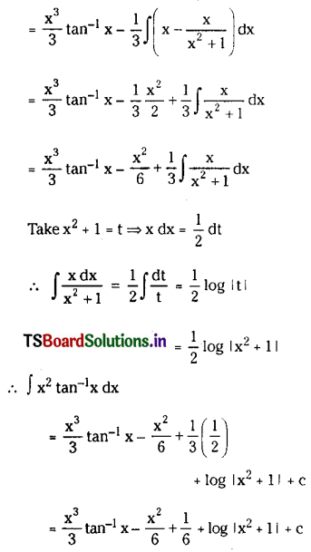 TS Inter 2nd Year Maths 2B Solutions Chapter 6 Integration Ex 6(c) III Q2.1
