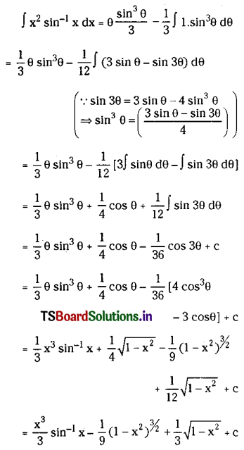 TS Inter 2nd Year Maths 2B Solutions Chapter 6 Integration Ex 6(c) III Q5