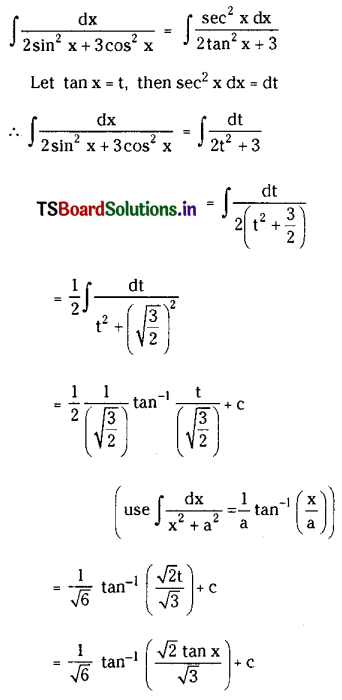 TS Inter 2nd Year Maths 2B Solutions Chapter 6 Integration Ex 6(d) I Q5
