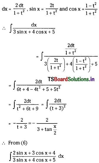 TS Inter 2nd Year Maths 2B Solutions Chapter 6 Integration Ex 6(d) III Q10.2