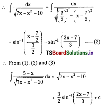 TS Inter 2nd Year Maths 2B Solutions Chapter 6 Integration Ex 6(d) III Q11.2