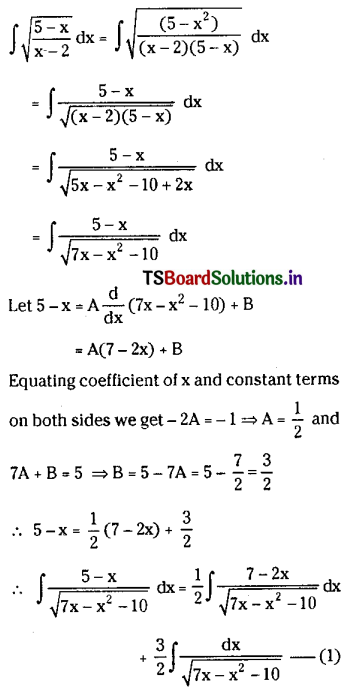 TS Inter 2nd Year Maths 2B Solutions Chapter 6 Integration Ex 6(d) III Q11