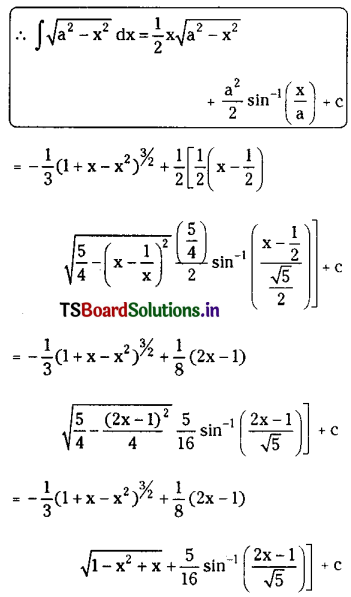 TS Inter 2nd Year Maths 2B Solutions Chapter 6 Integration Ex 6(d) III Q5.2
