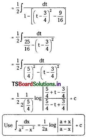 TS Inter 2nd Year Maths 2B Solutions Chapter 6 Integration Ex 6(d) III Q7.1