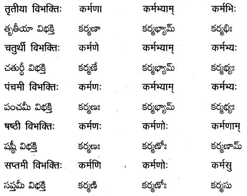 TS Inter 2nd Year Sanskrit Grammar शब्दरूपाणि 20