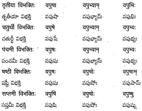 TS Inter 2nd Year Sanskrit Grammar शब्दरूपाणि 24