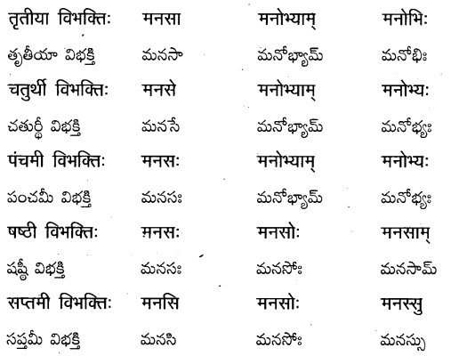 TS Inter 2nd Year Sanskrit Grammar शब्दरूपाणि 26