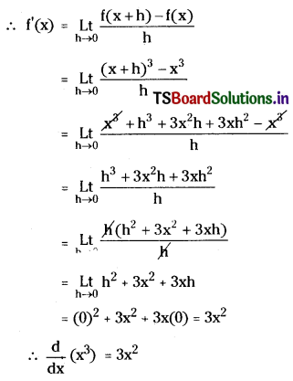 TS Inter First Year Maths 1B Differentiation Important Questions Short Answer Type Q1