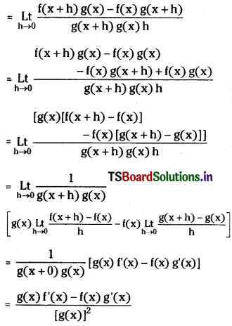 TS Inter First Year Maths 1B Differentiation Important Questions Short Answer Type Q11.1