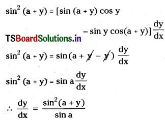 TS Inter First Year Maths 1B Differentiation Important Questions Short Answer Type Q14.1